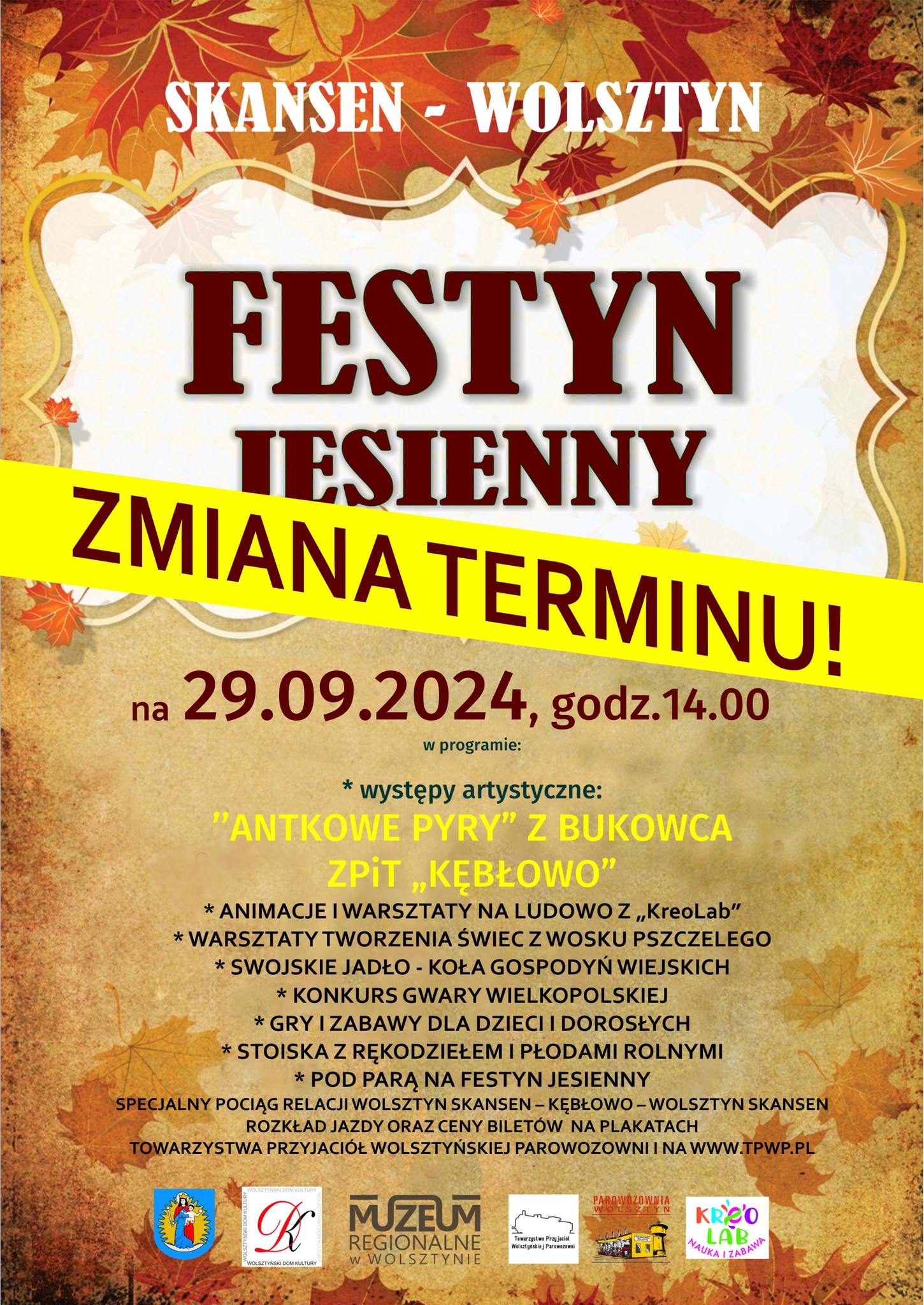 Festyn Jesienny - zmiana terminu